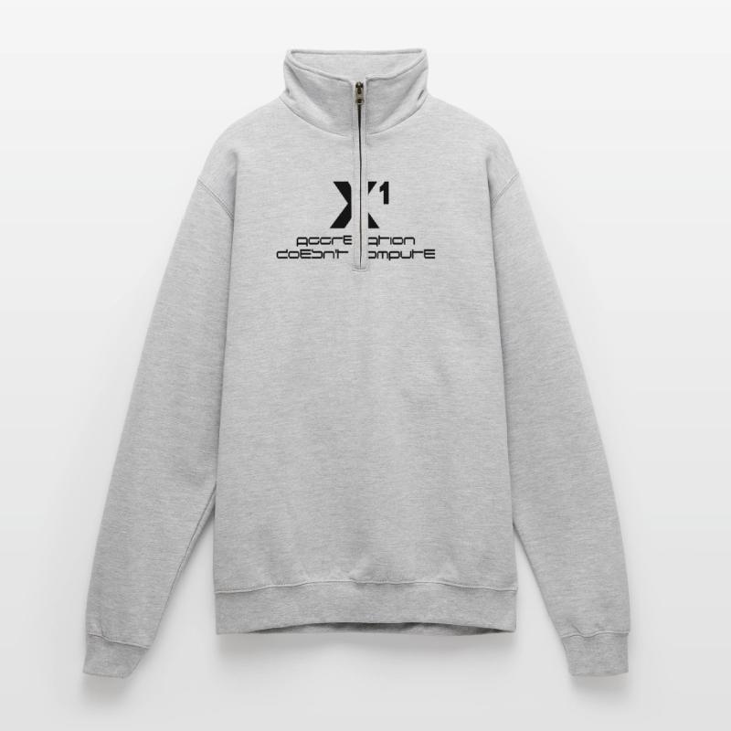 X hoch eins – aggregation doesn't compute Quarter-Zip-Sweatshirt