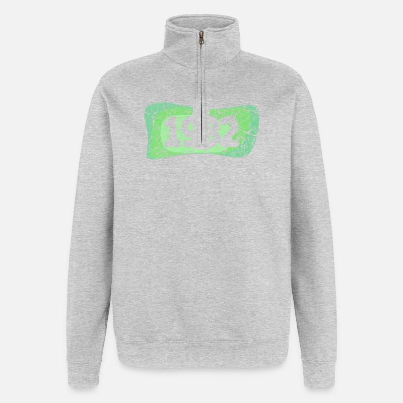 1982 - Quarter-Zip Sweatshirt - heather grey