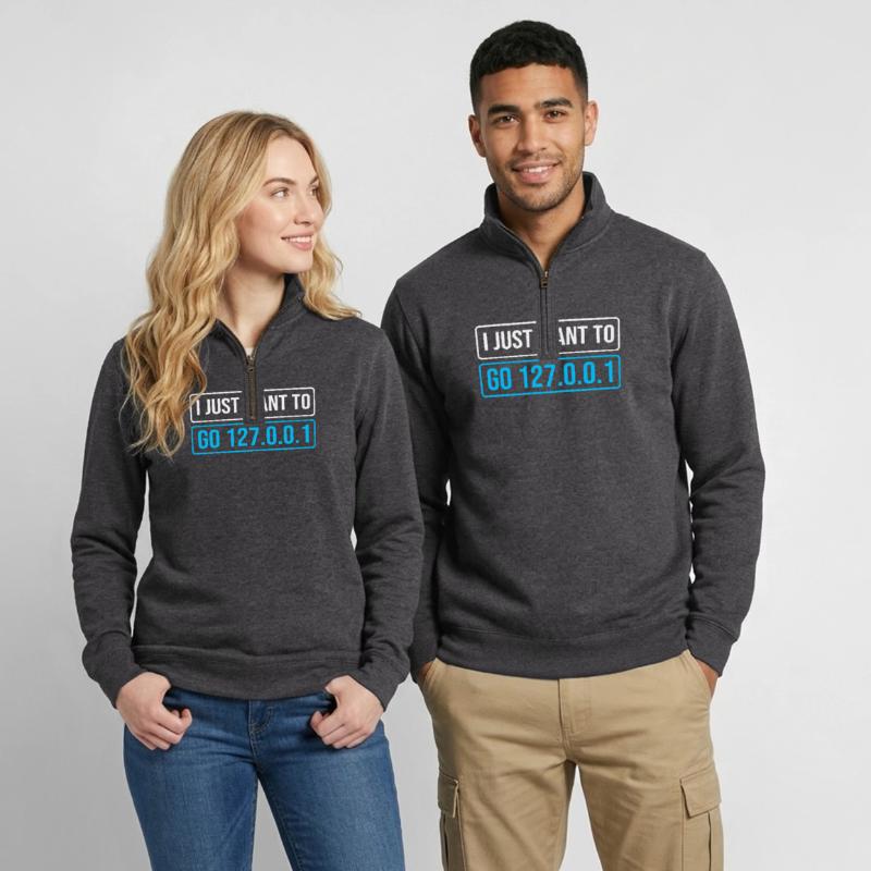 Network Engineer Programmer Computer Scientist Quarter-Zip Sweatshirt