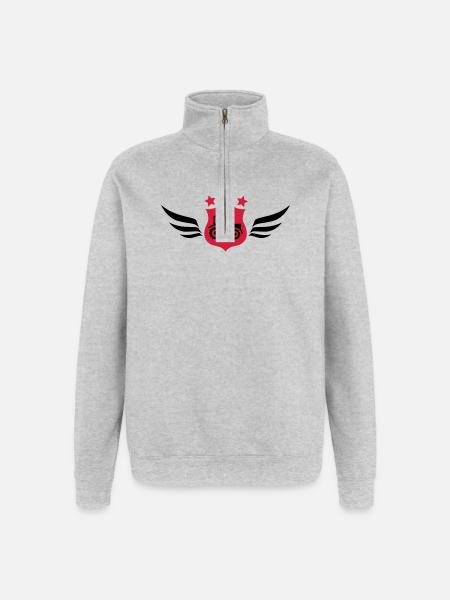 Farming / Landwirtschaft / Agriculture - Quarter-Zip Sweatshirt - heather grey