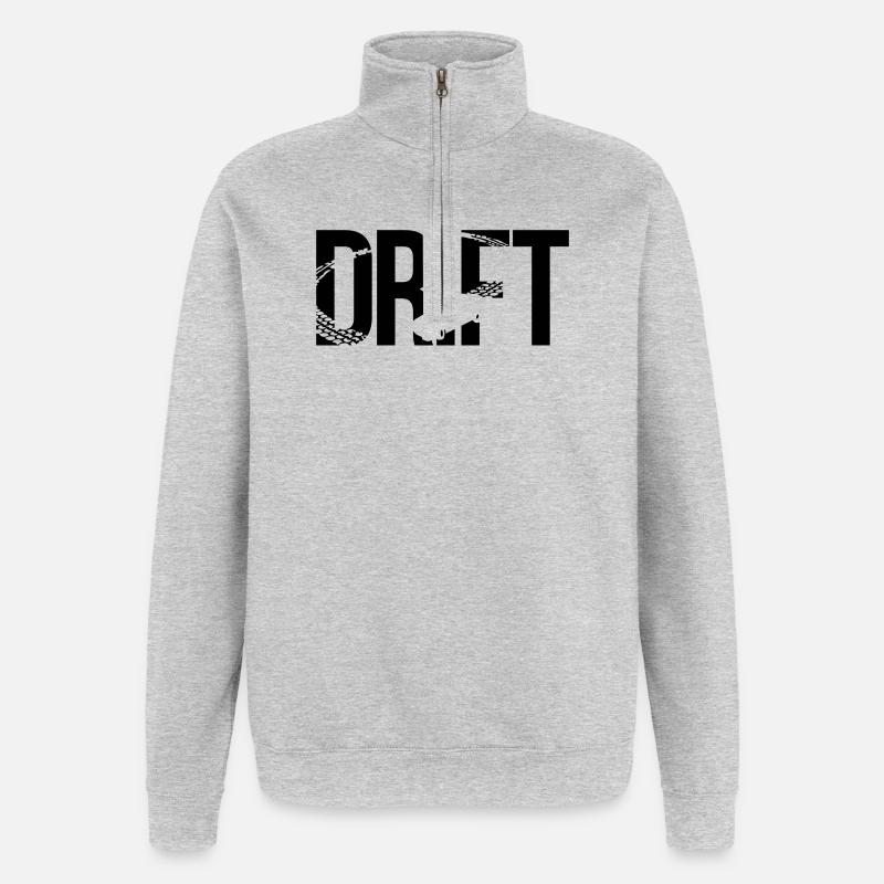 drift - Quarter-Zip Sweatshirt - heather grey