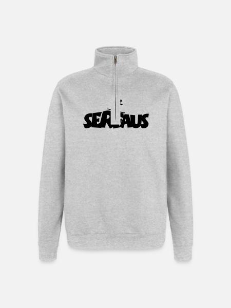Serfaus Ski - Quarter-Zip Sweatshirt - heather grey