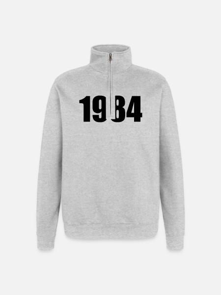 Personalize 1994 Birthday Template Design - Quarter-Zip Sweatshirt - heather grey