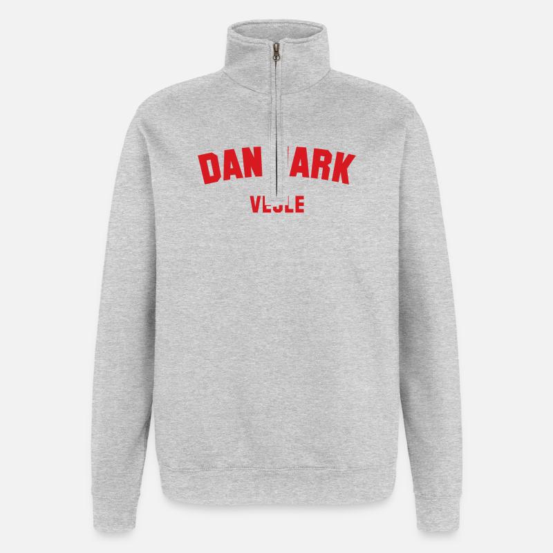 VEJLE, Denmark, Denmark - Quarter-Zip Sweatshirt - heather grey