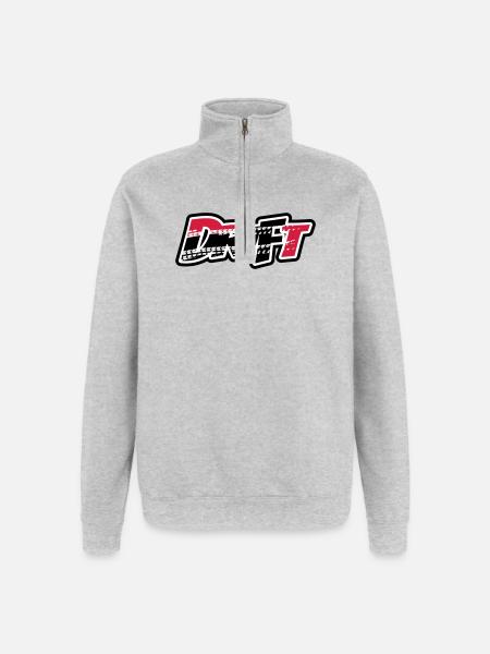 Drift Motorsport - Quarter-Zip Sweatshirt - heather grey