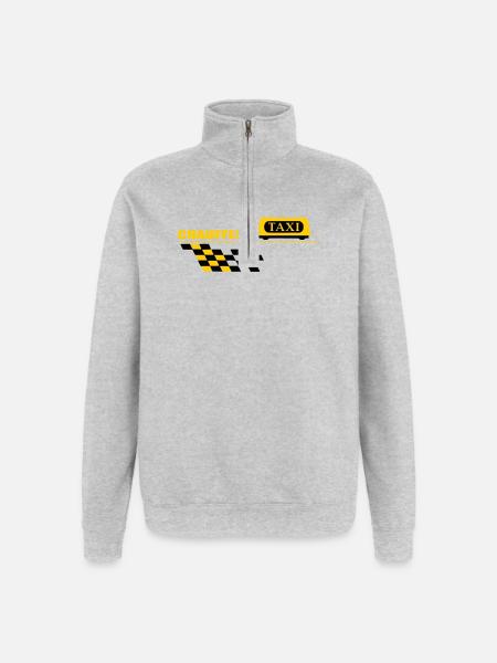 Taxi driver - Quarter-Zip Sweatshirt - heather grey