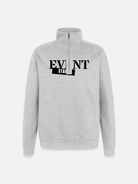 Event Staff - Crew Personnel Event Team - Quarter-Zip Sweatshirt - heather grey