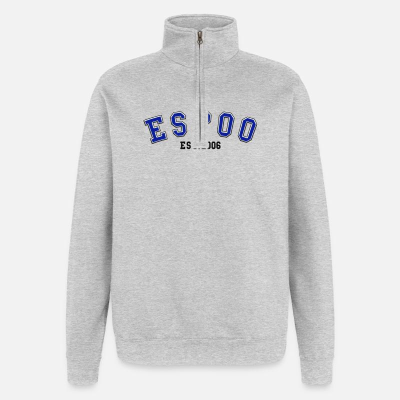 Fondation d’Espoo en 2006 - Sweat à zip 1/4 - gris chiné