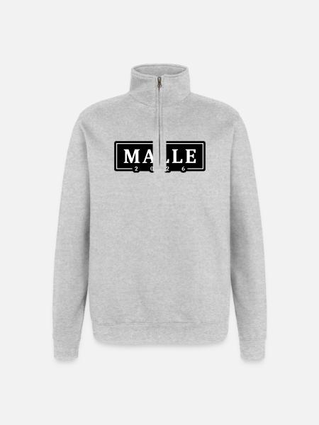 Malle 2026 Mallorca Holidays - Quarter-Zip Sweatshirt - heather grey