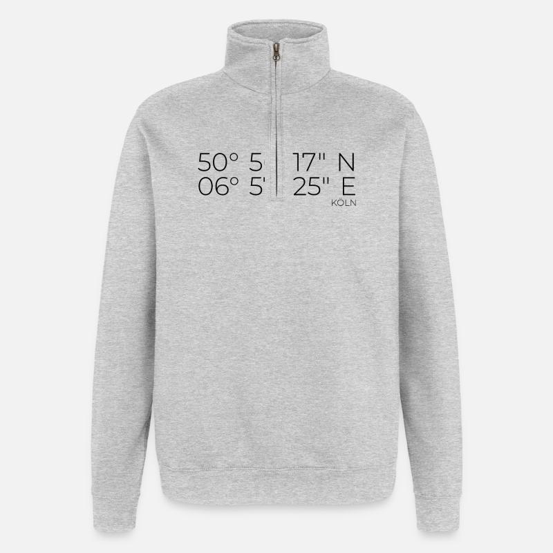 coordinates Cologne - Quarter-Zip Sweatshirt - heather grey