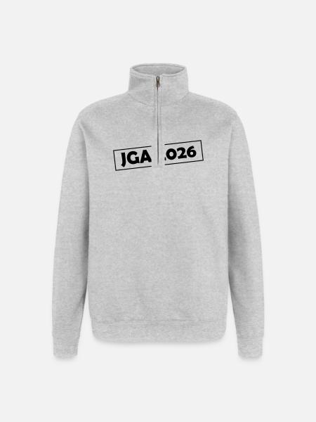 JGA 2026 - Quarter-Zip Sweatshirt - heather grey