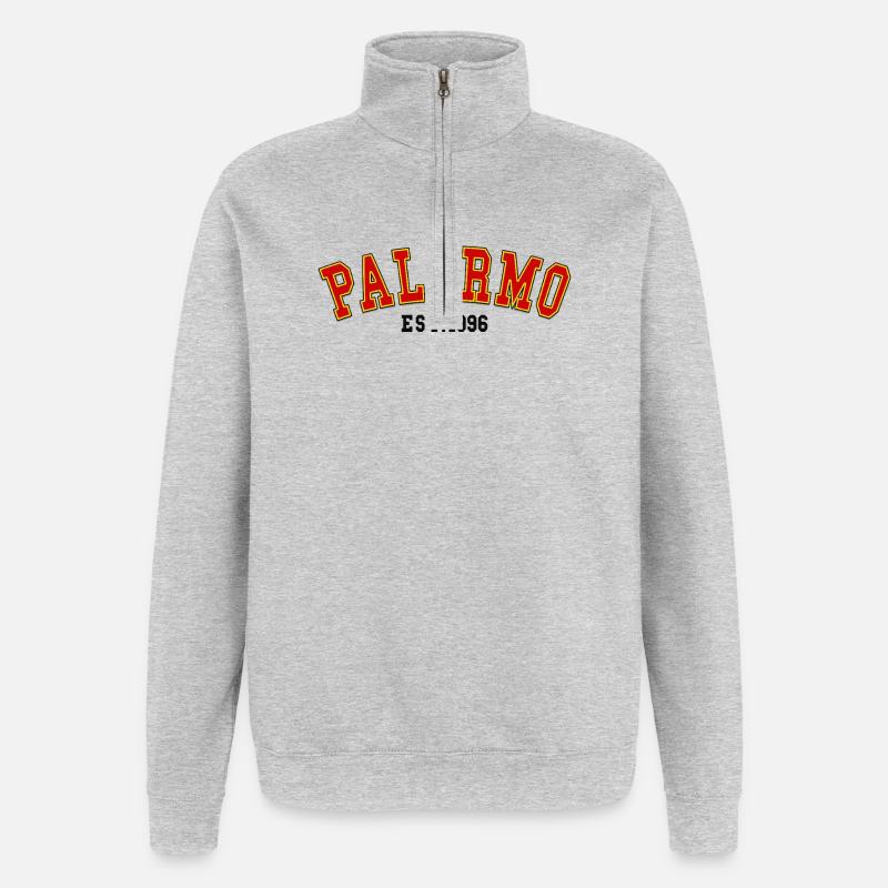 Palermo Est 1996 - Quarter-Zip Sweatshirt - heather grey
