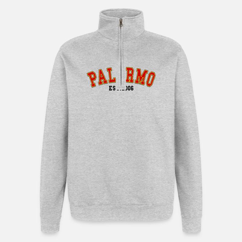 Palermo Est 2006 - Quarter-Zip Sweatshirt - heather grey