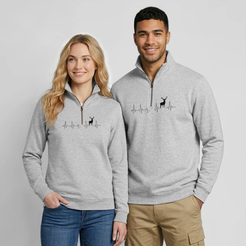 Please Upload Design Image Quarter-Zip Sweatshirt