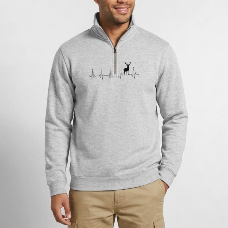 Please Upload Design Image Quarter-Zip Sweatshirt