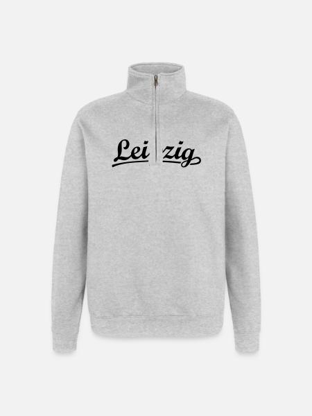 Leipzig Classic - Quarter-Zip-Sweatshirt - Grau meliert