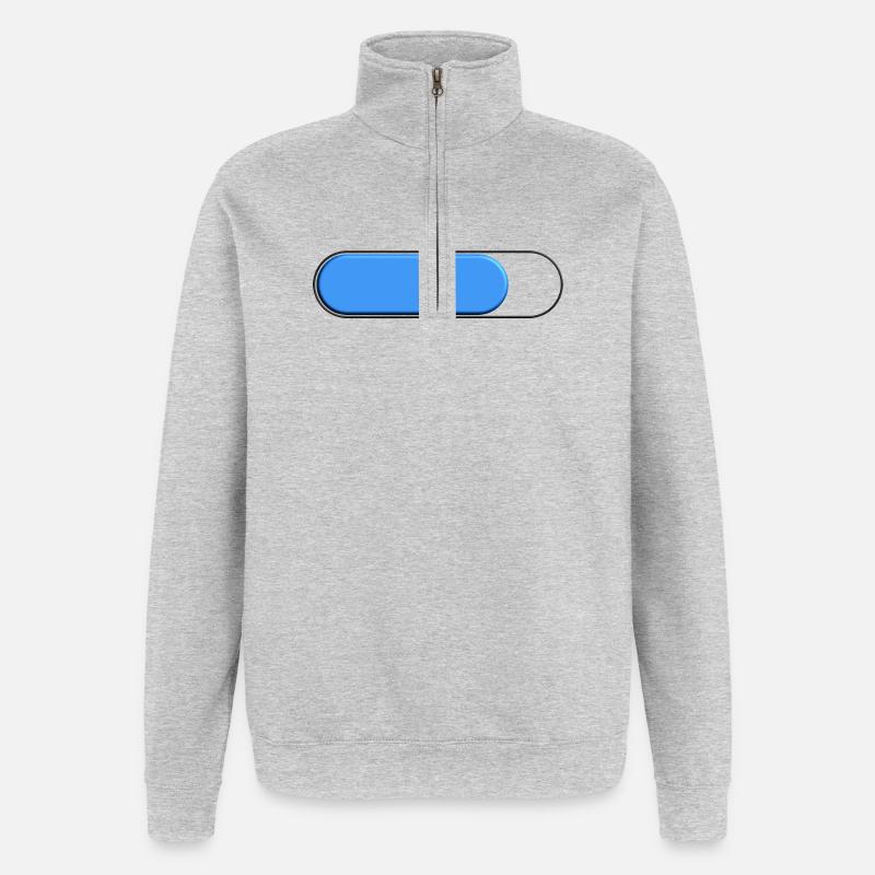 Spur Petite bleu (Beladung) - Quarter-Zip-Sweatshirt - Grau meliert