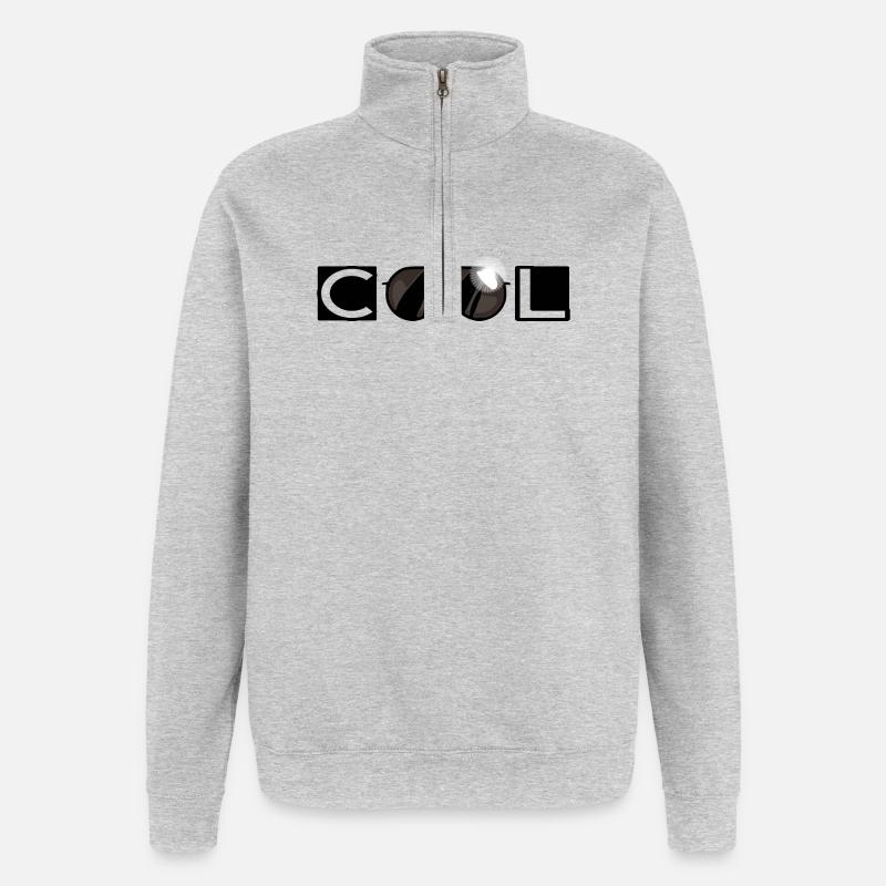 Cool - Quarter-Zip Sweatshirt - heather grey