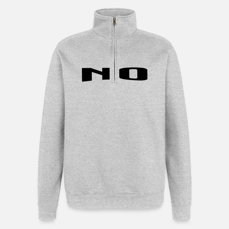No, a good answer - Quarter-Zip Sweatshirt - heather grey