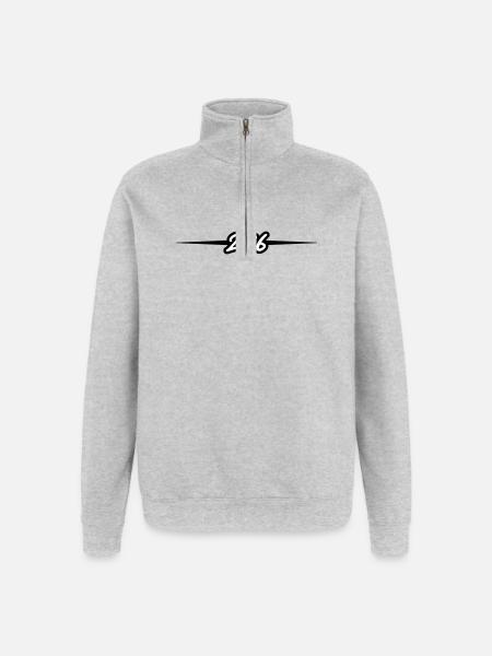 Élément 2026 - Sweat à zip 1/4 - gris chiné