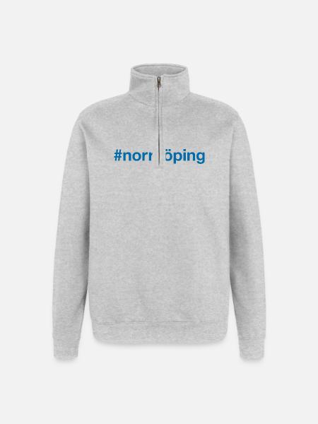Norrköping Sverige Sweden Schweden - Quarter-Zip Sweatshirt - heather grey