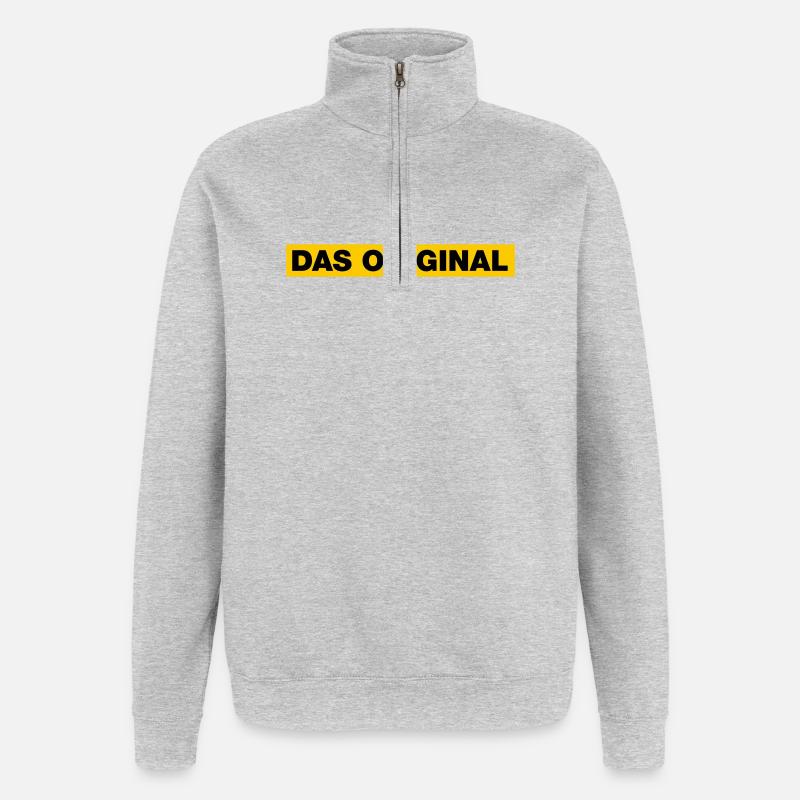 Das Original - Quarter-Zip-Sweatshirt - Grau meliert
