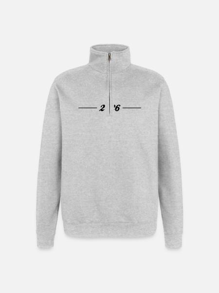 2026 Line - Quarter-Zip Sweatshirt - heather grey