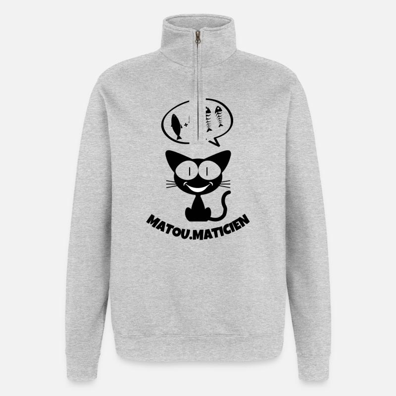 mathematics, mathematician, math fan - Quarter-Zip Sweatshirt - heather grey