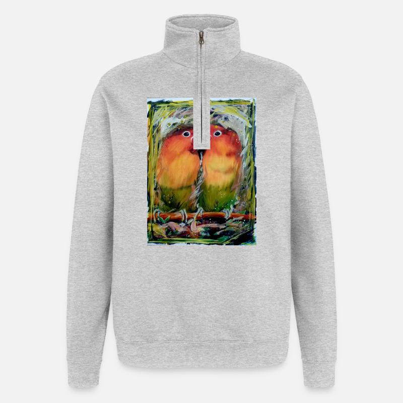 Inseparable - Quarter-Zip Sweatshirt - heather grey