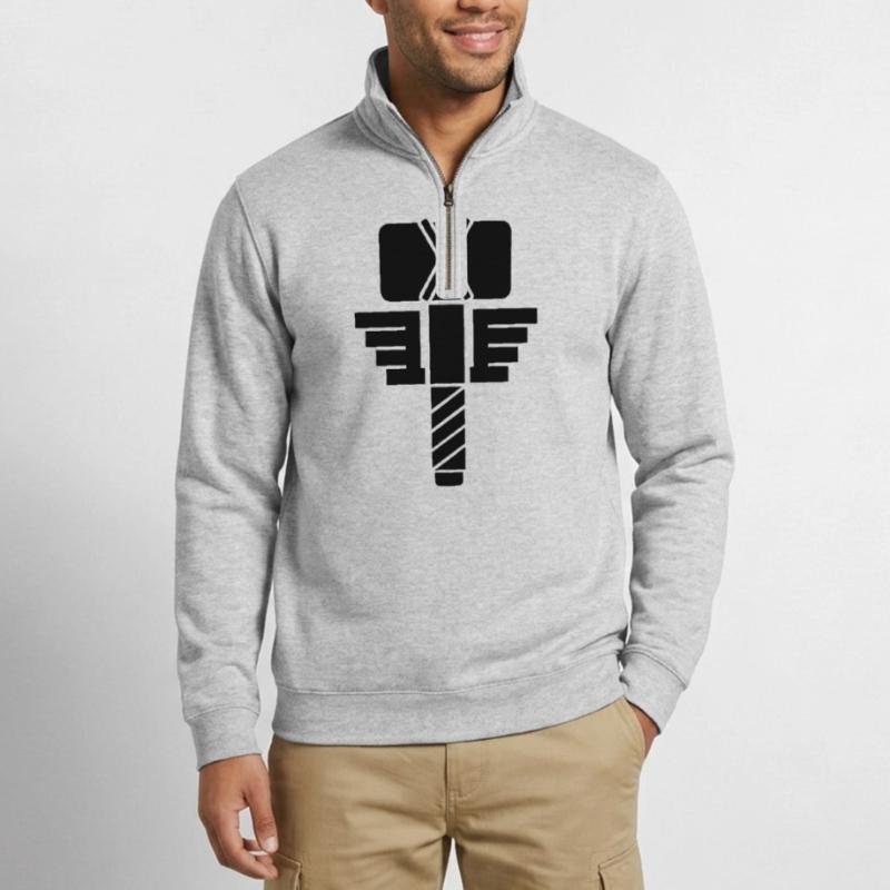 Thor Hammer – Wikinger Mjölnir Comic Superheld Quarter-Zip-Sweatshirt