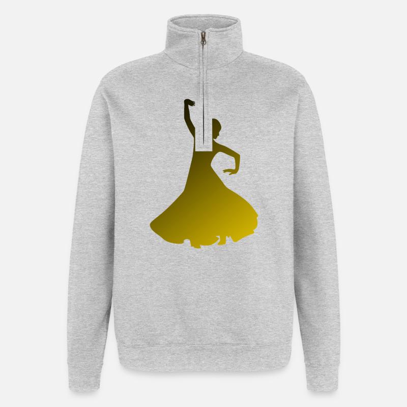 Dance - Quarter-Zip Sweatshirt - heather grey