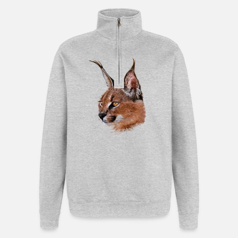 Karakal - Quarter-Zip-Sweatshirt - Grau meliert
