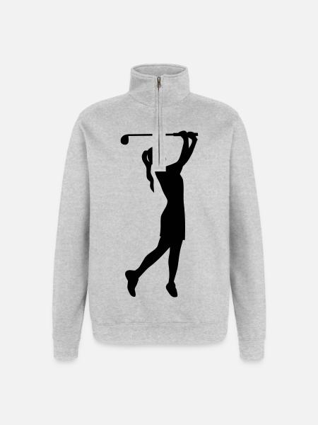 golf - Quarter-Zip Sweatshirt - heather grey