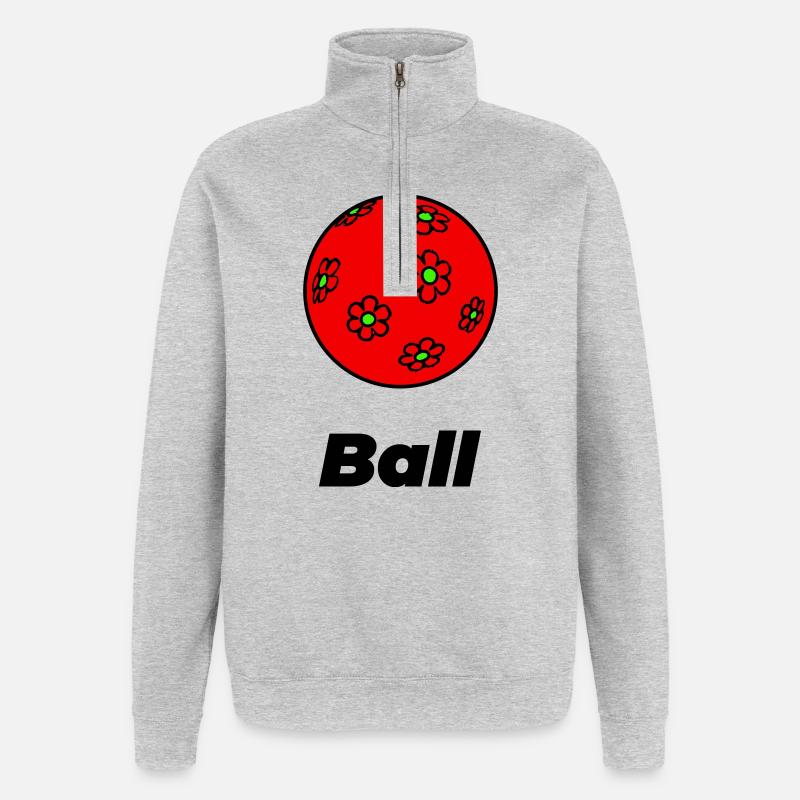 Ball - Quarter-Zip Sweatshirt - heather grey