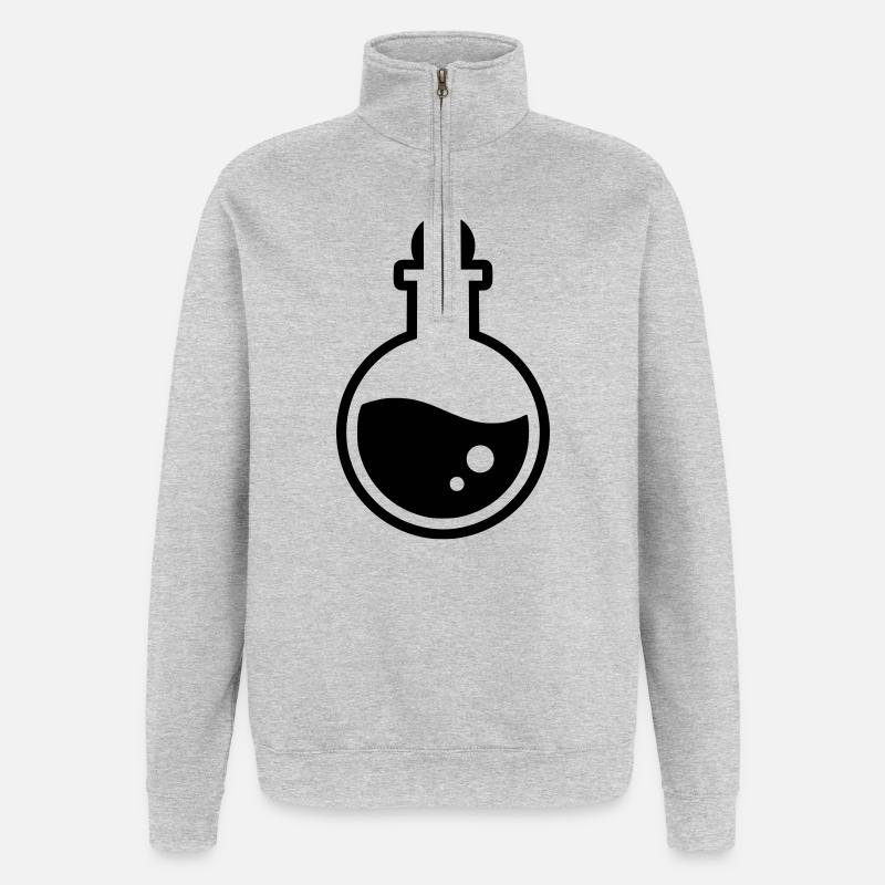 Magic Potion Bottle Magic - Quarter-Zip Sweatshirt - heather grey