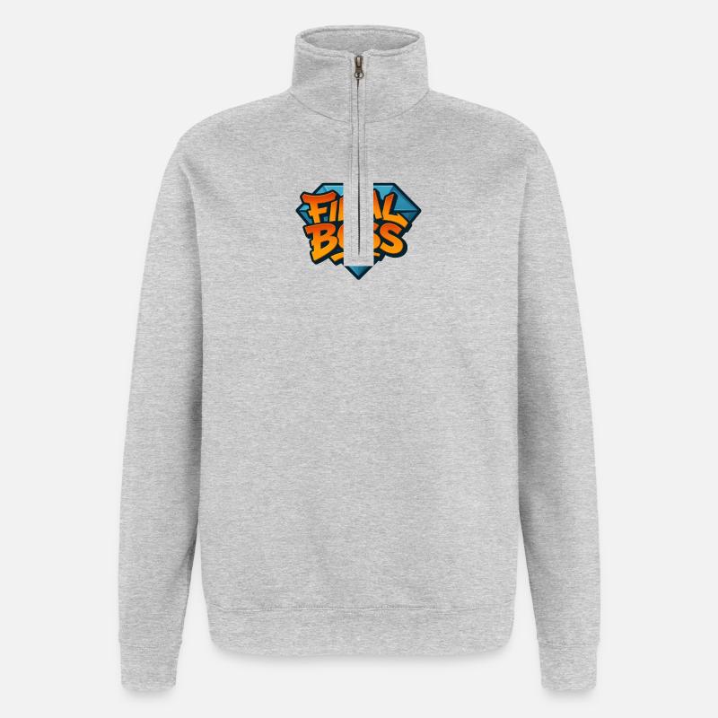 Final - Quarter-Zip Sweatshirt - heather grey