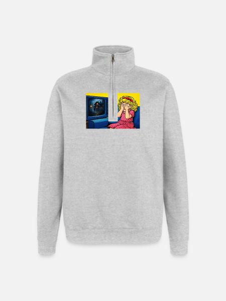 Was.. Nobody wants it. - Quarter-Zip Sweatshirt - heather grey