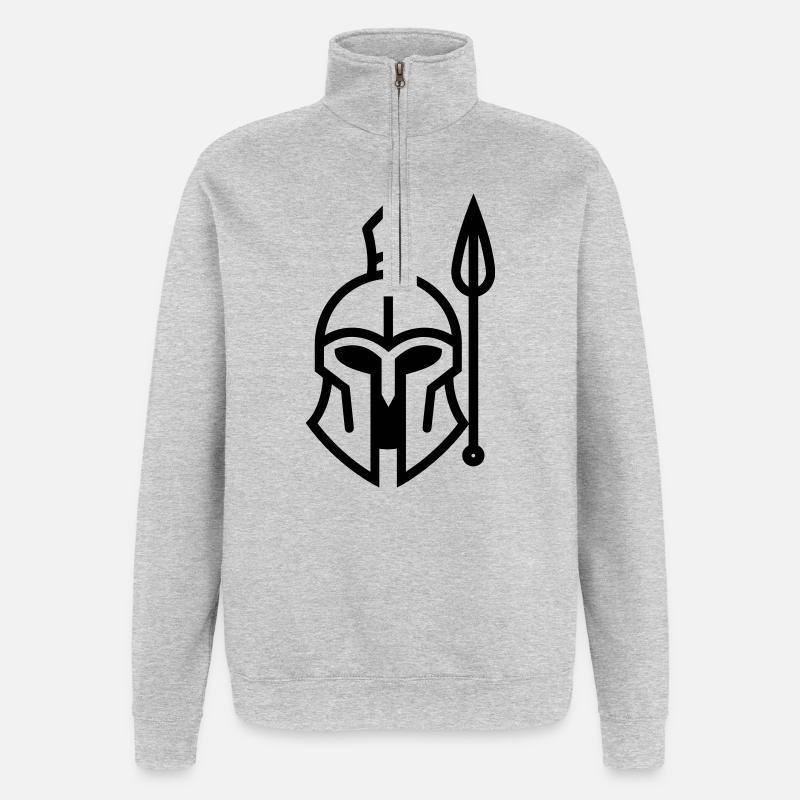 Spartan - Quarter-Zip Sweatshirt - heather grey