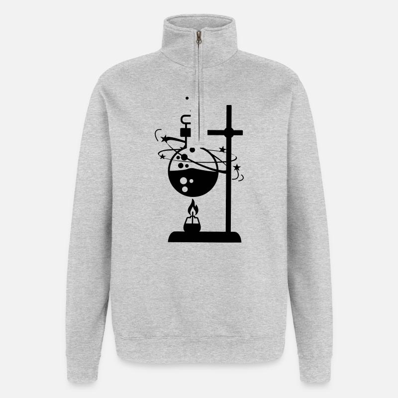 Laboratory - Quarter-Zip Sweatshirt - heather grey