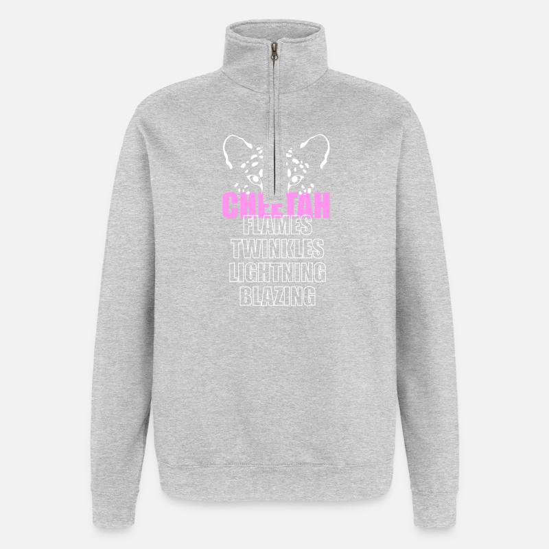 Maillot de l’équipe 2025\26 - Sweat à zip 1/4 - gris chiné