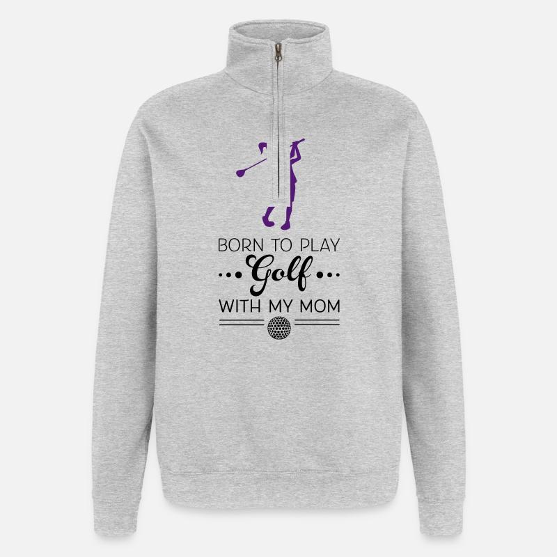 golf - Quarter-Zip Sweatshirt - heather grey