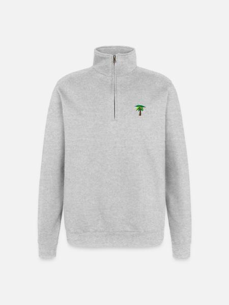Pelé - Quarter-Zip Sweatshirt - heather grey