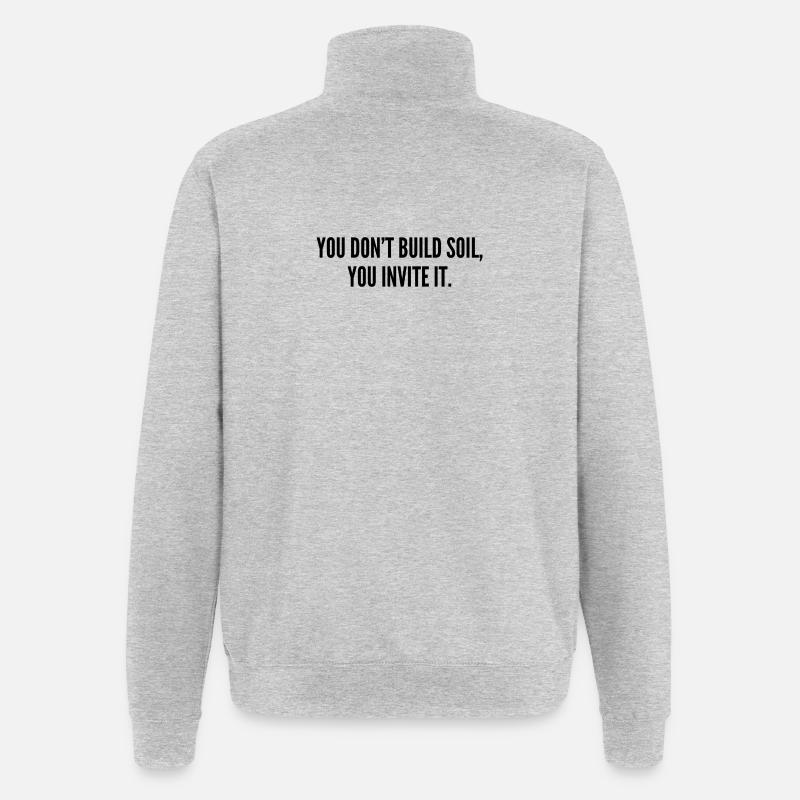 Soil 2 - Quarter-Zip Sweatshirt - heather grey