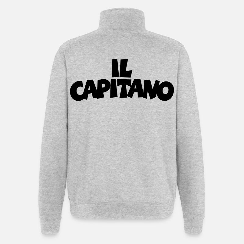 Il Capitano - Quarter-Zip Sweatshirt - heather grey