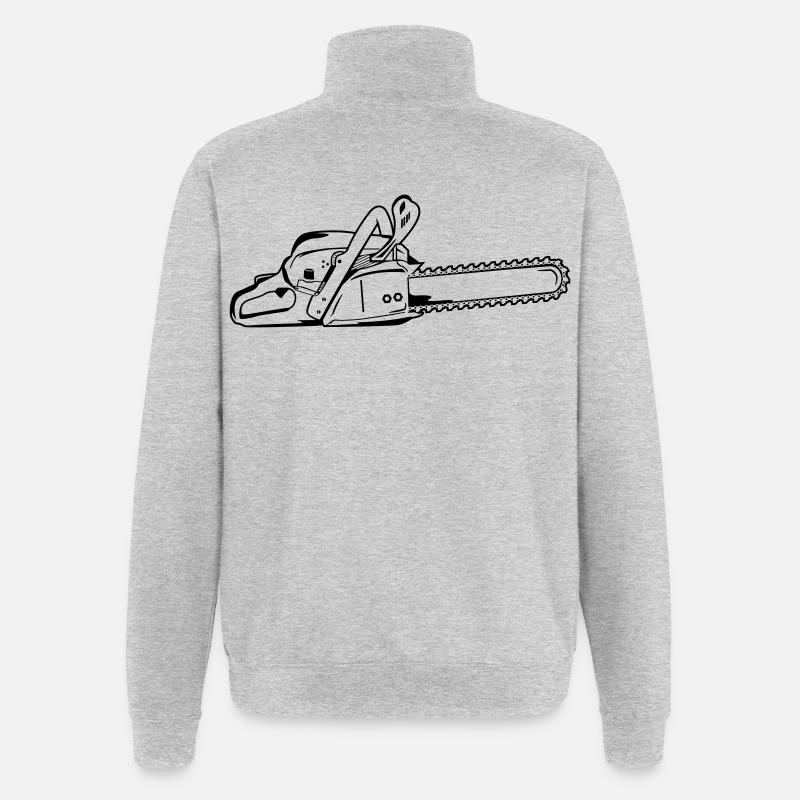 Chainsaw - Quarter-Zip Sweatshirt - heather grey