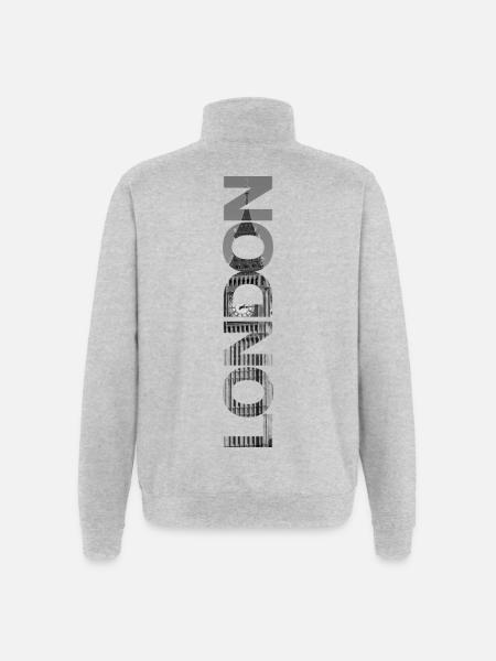 London Big Ben gift - Quarter-Zip Sweatshirt - heather grey