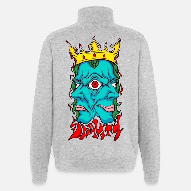 Duality II - Quarter-Zip Sweatshirt - heather grey