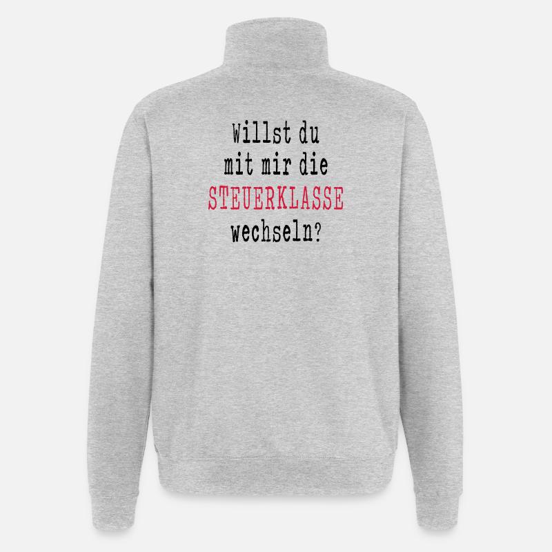 Marriage proposal engagement request wedding girlfriend - Quarter-Zip Sweatshirt - heather grey