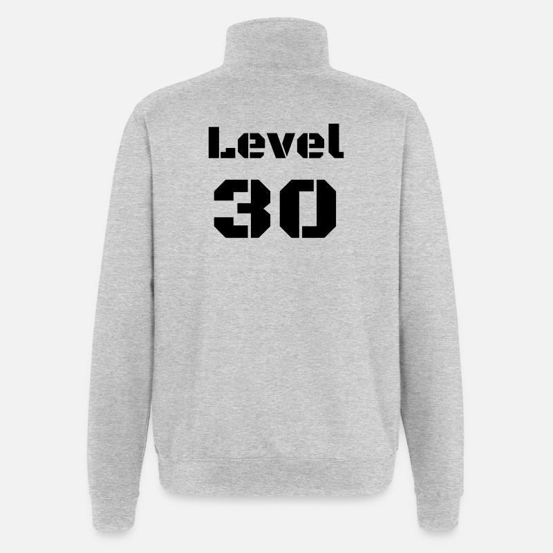 Level 30 - Quarter-Zip Sweatshirt - heather grey