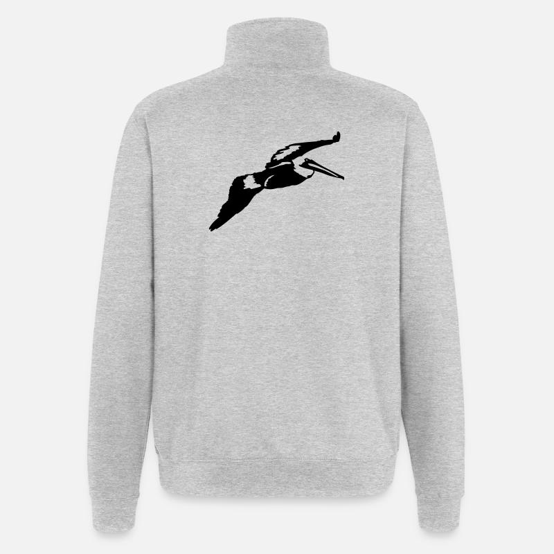 pelikan - Quarter-Zip-Sweatshirt - Grau meliert